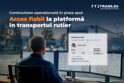 Fiabilitatea platformei: avantajul ascuns pentru casele de expediții pe piața spot