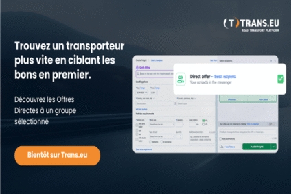 Nouveau panneau de publication de fret: contactez les transporteurs en une seule étape